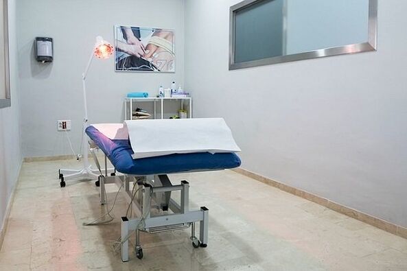 Physiotherapy cabinet for prostatitis treatment